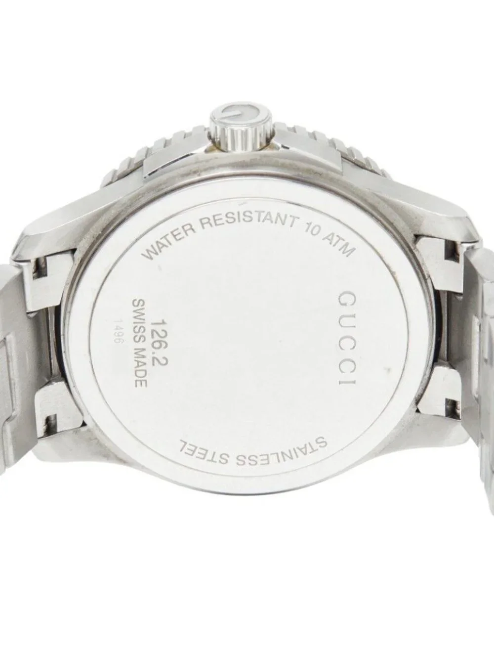 Gucci Timeless Sports Watch Navy Silver Stainless Steel